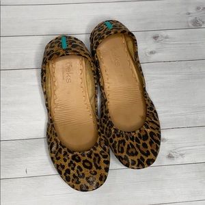 Tieks Leopard Size 8 EUC